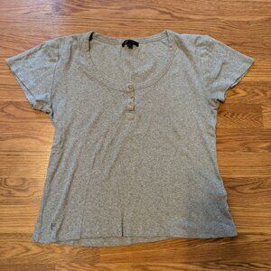 Frye Romantic Eyelet Cotton Tee